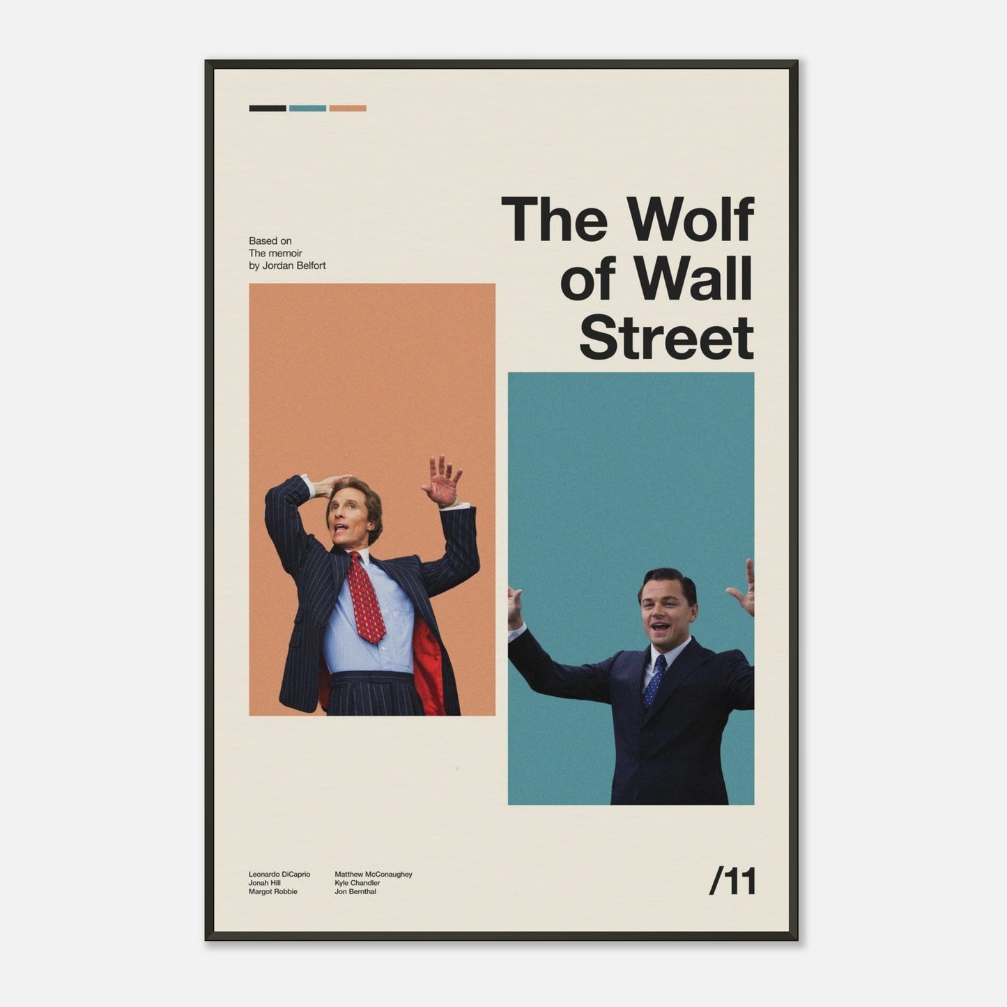 The Wolf of Wall Street Metal 24x36