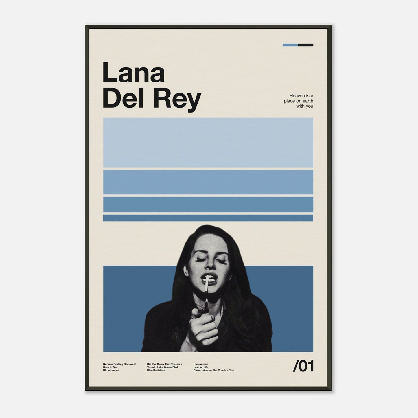Lana Del Rey Metal 24x36