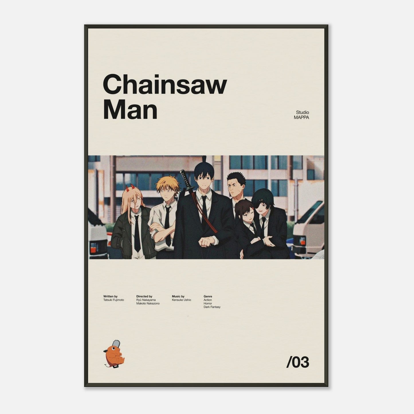 Chainsaw Man Metal 24x36