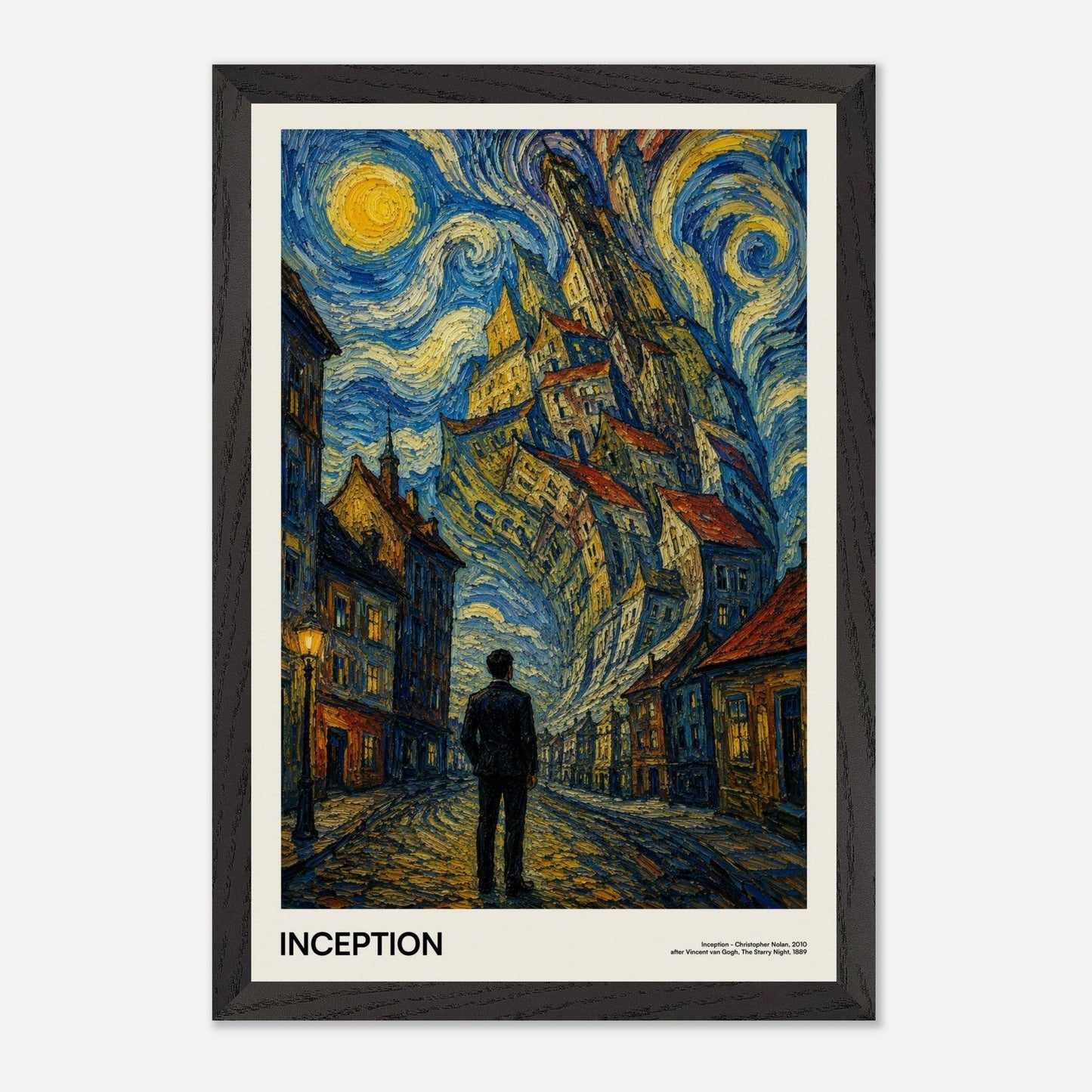 Inception Black Wood 12x18