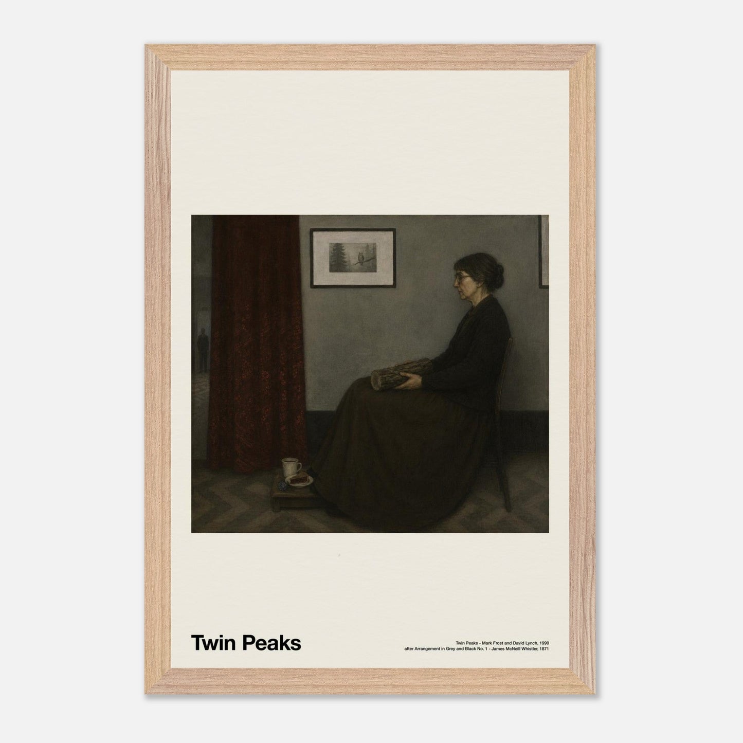 Twin Peaks Natural Wood 12x18