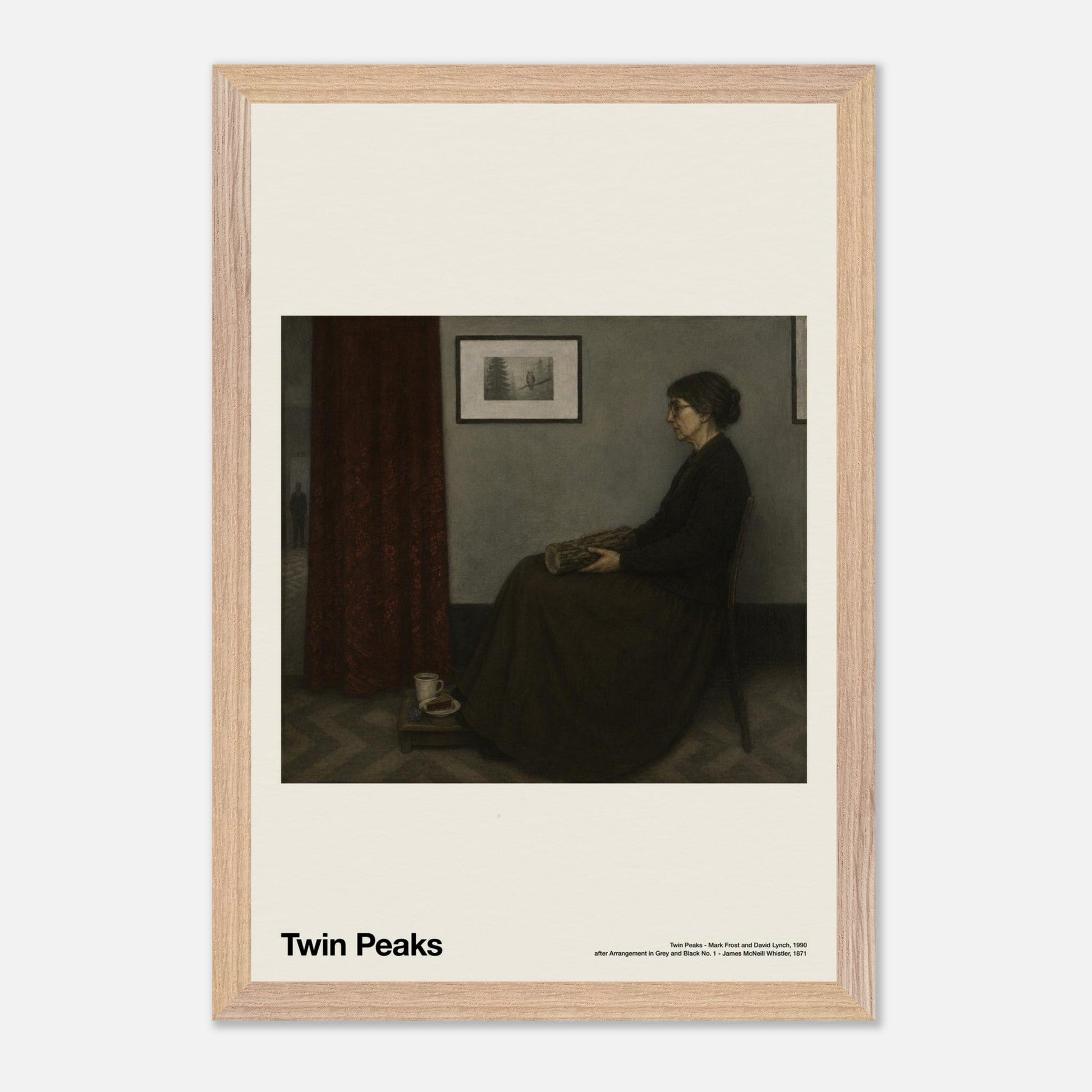 Twin Peaks Natural Wood 12x18