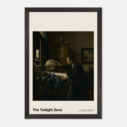 The Twilight Zone Black Wood 12x18