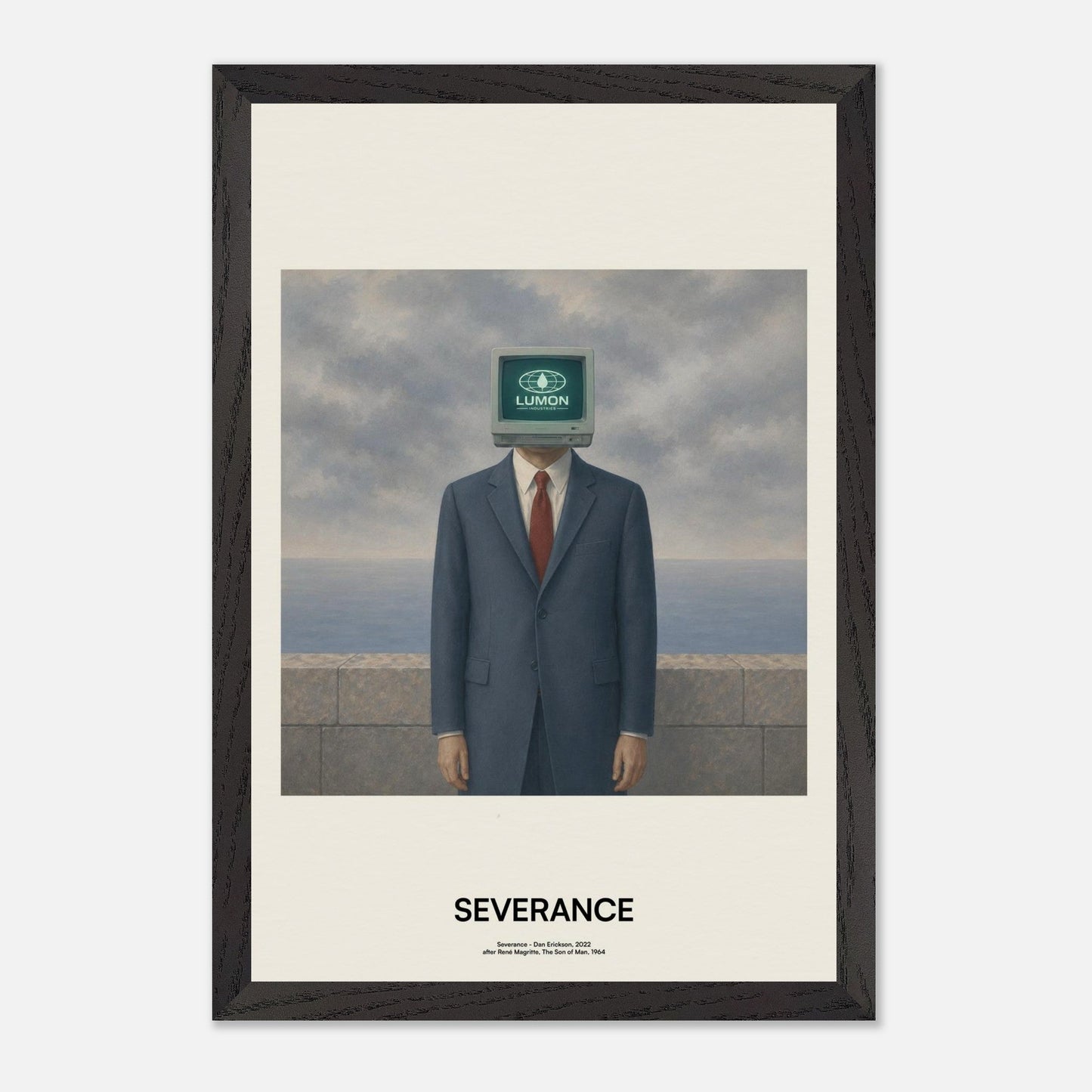 Severance Black Wood 12x18