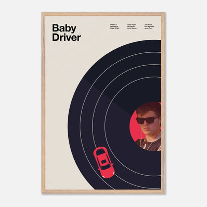 Baby Driver Natural Wood 24x36