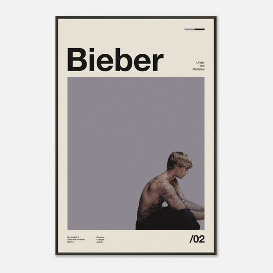 Justin Bieber Metal 24x36
