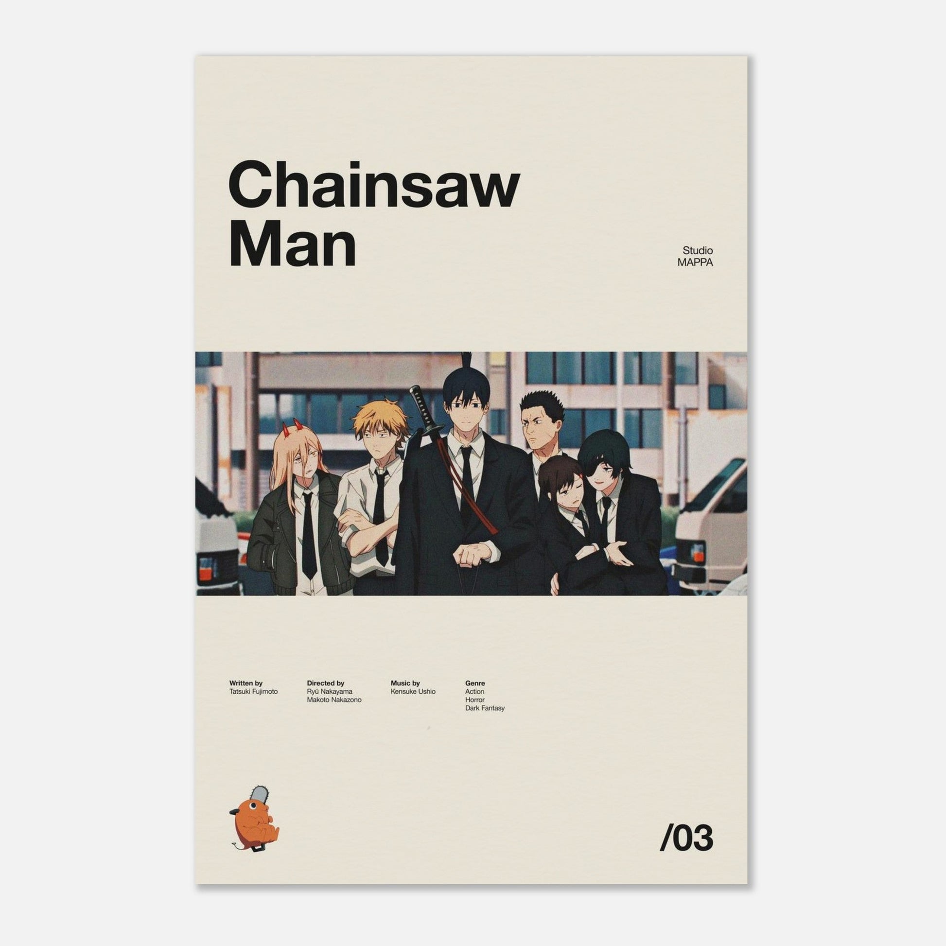 Chainsaw Man No Frame 16x24
