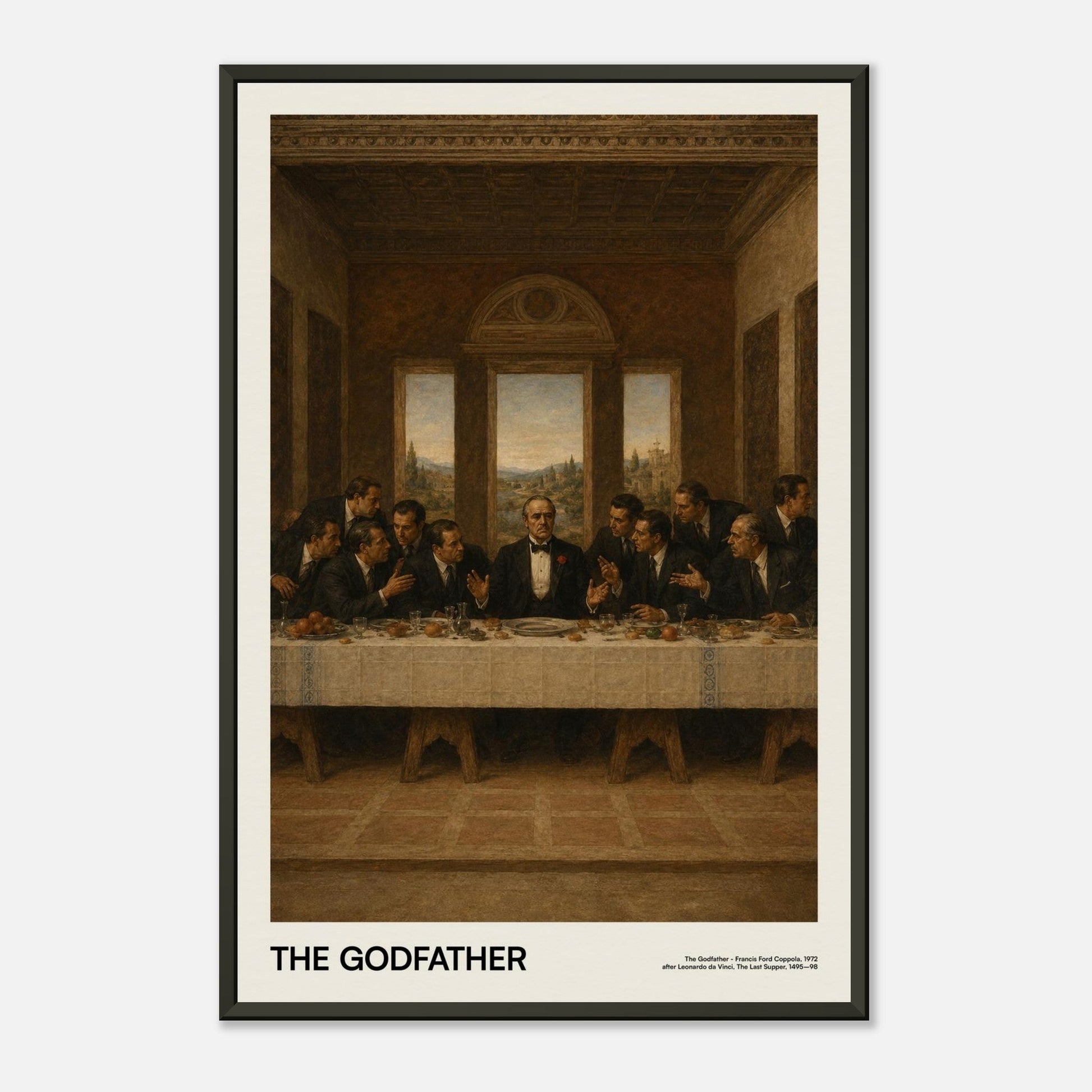 The Godfather Metal 16x24