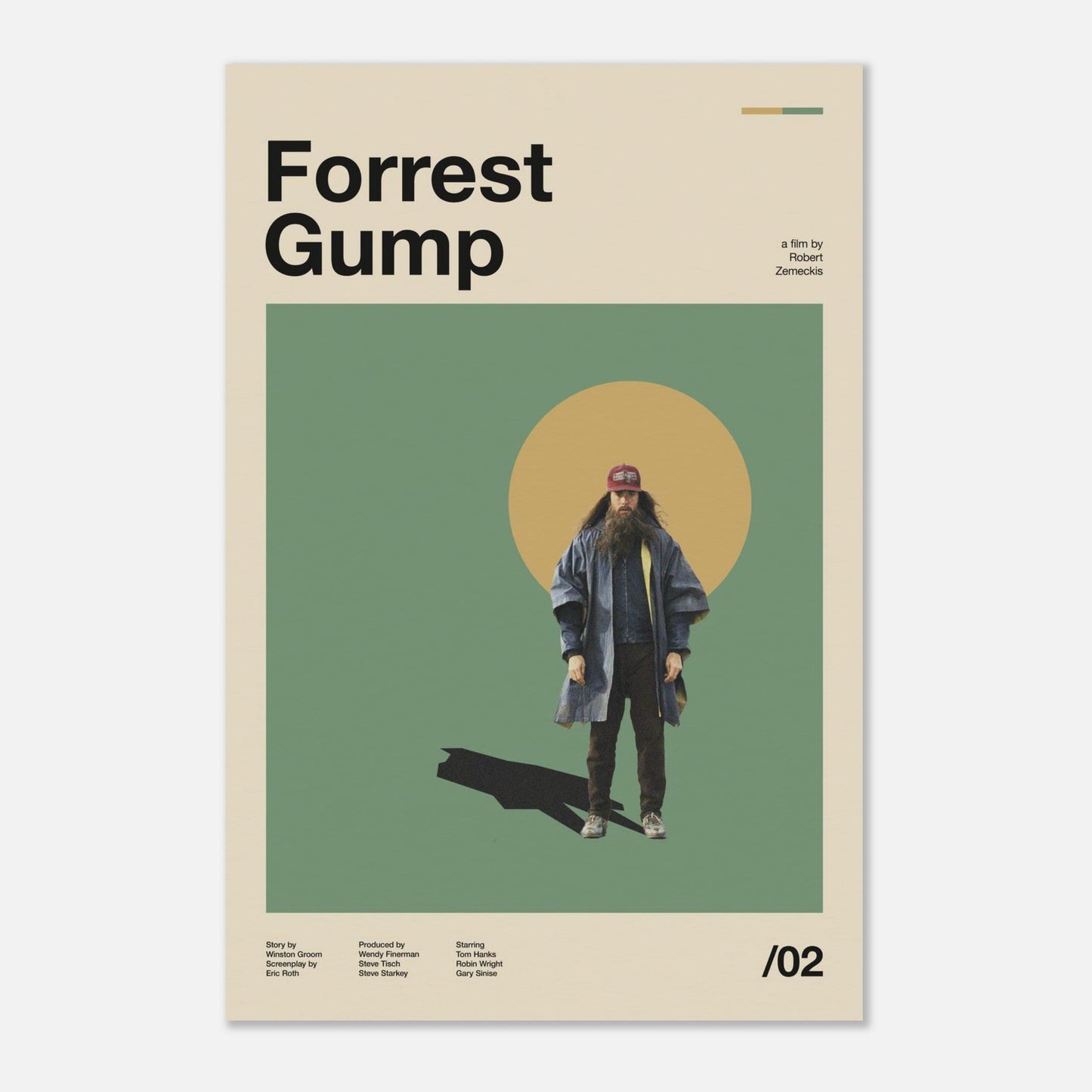 Forrest Gump No Frame 24x36