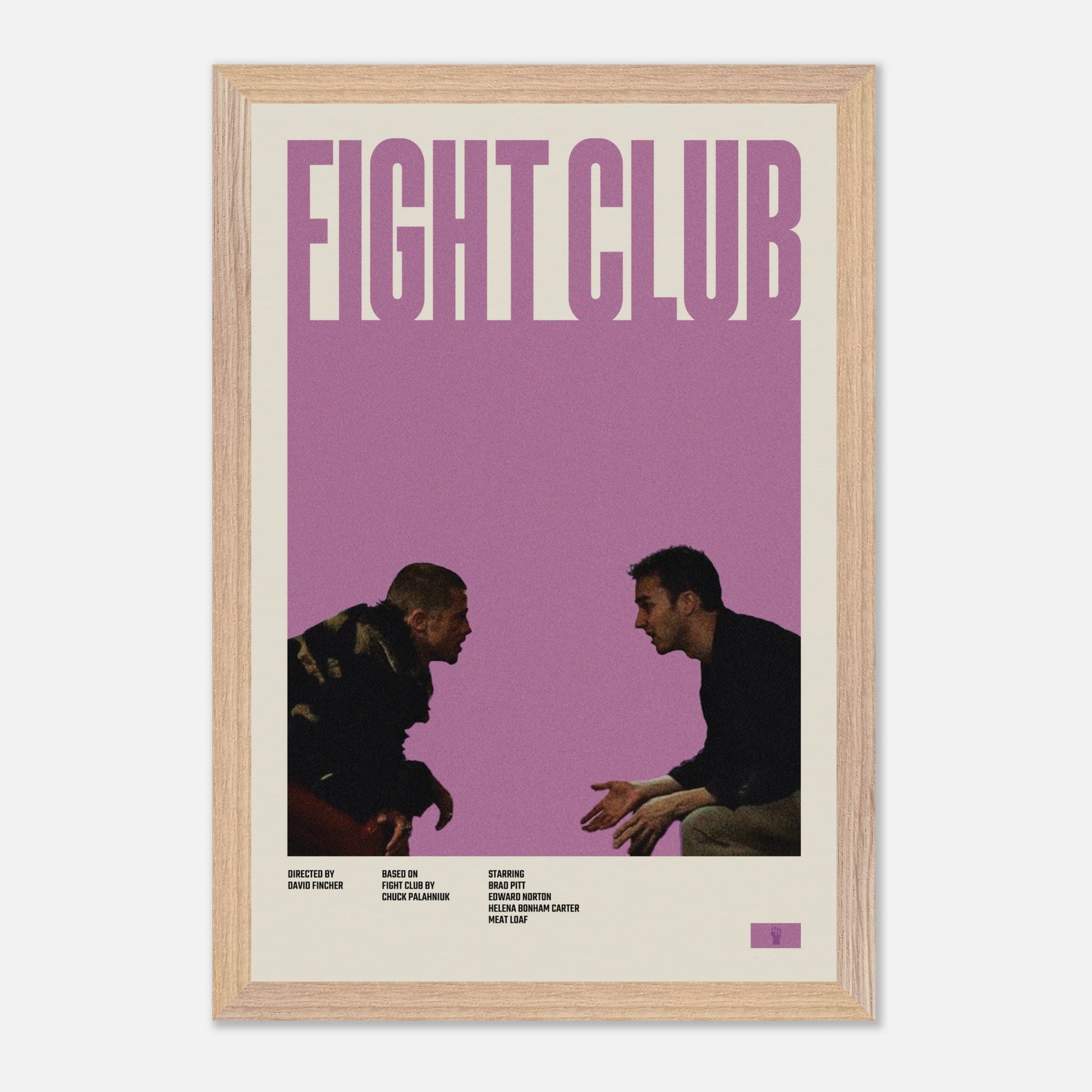 Fight Club Natural Wood 12x18