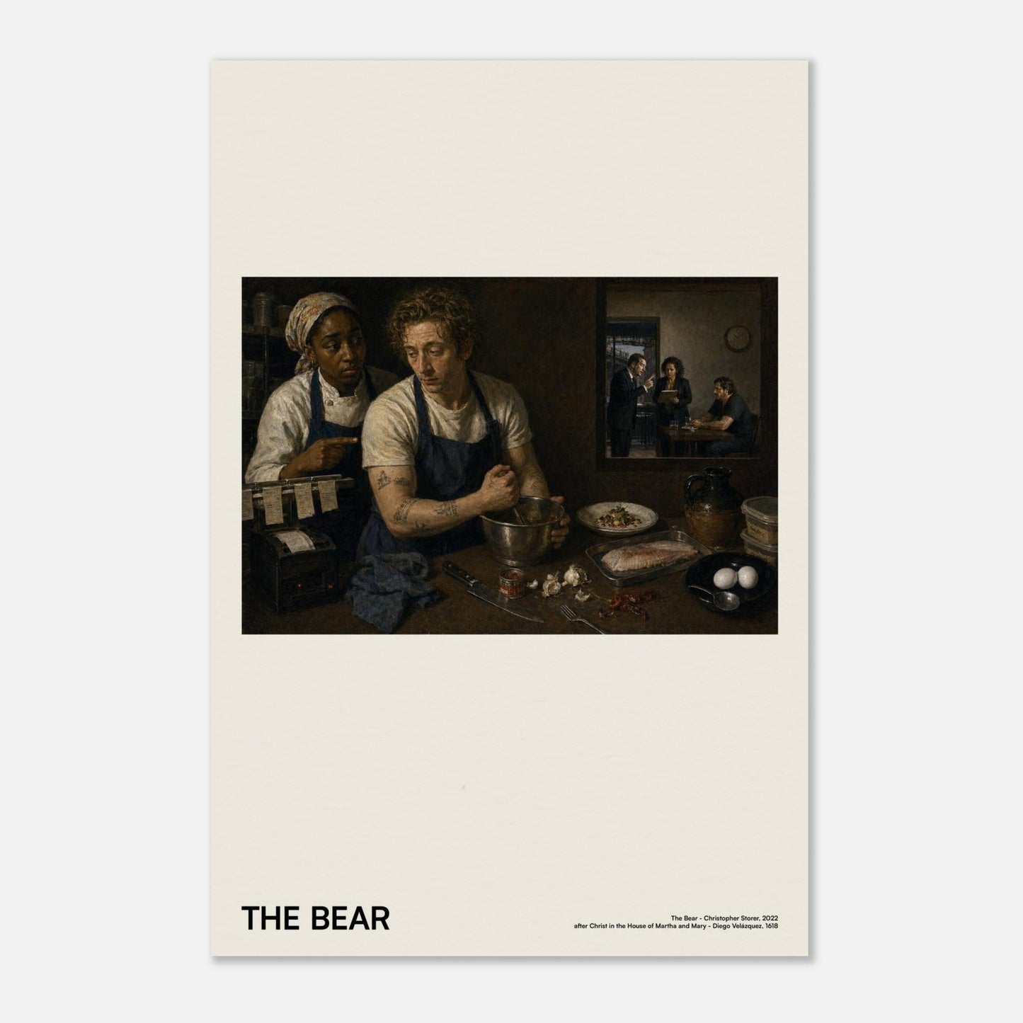 The Bear No Frame 12x18