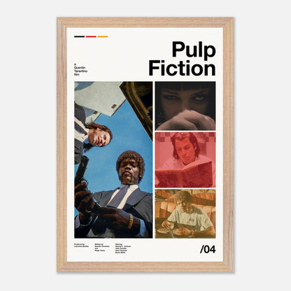 Pulp Fiction Natural Wood 12x18