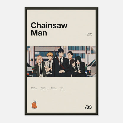 Chainsaw Man Metal 12x18