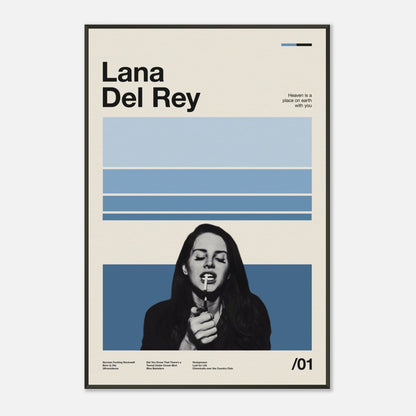Lana Del Rey Metal 24x36