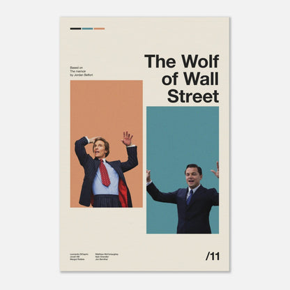 The Wolf of Wall Street No Frame 24x36