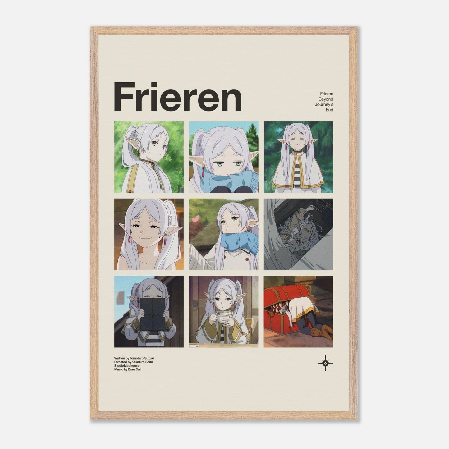 Frieren Natural Wood 24x36