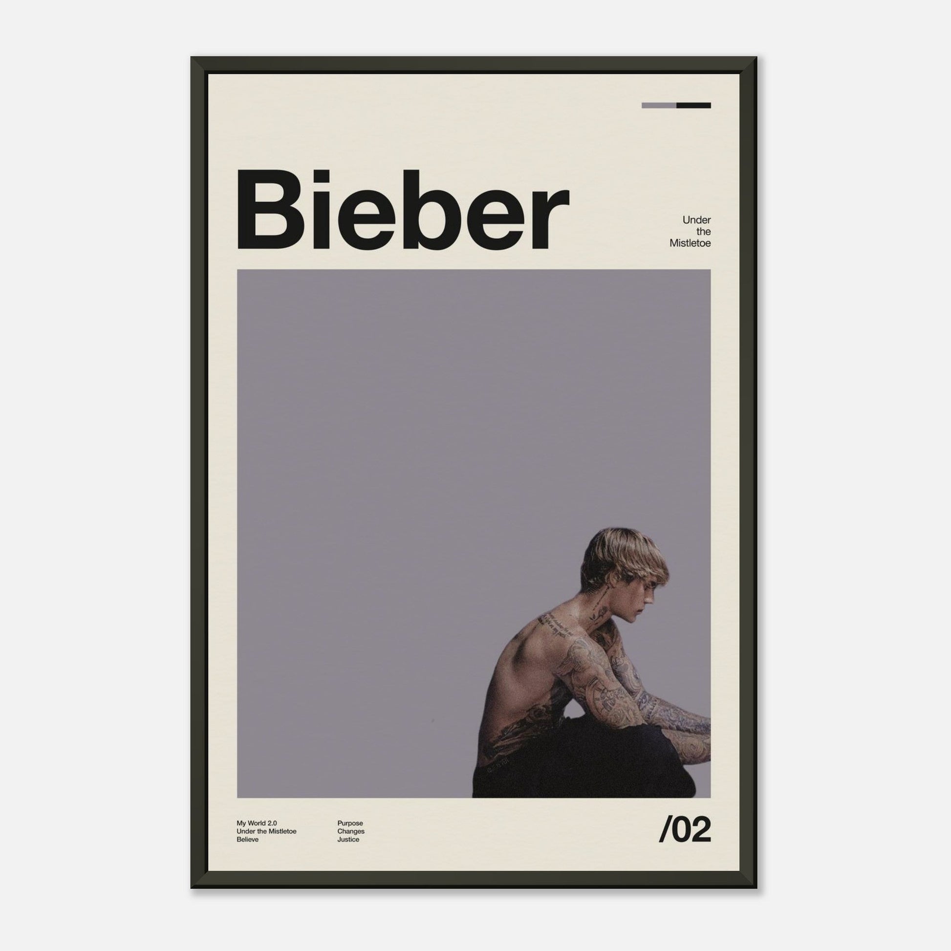 Justin Bieber Metal 12x18