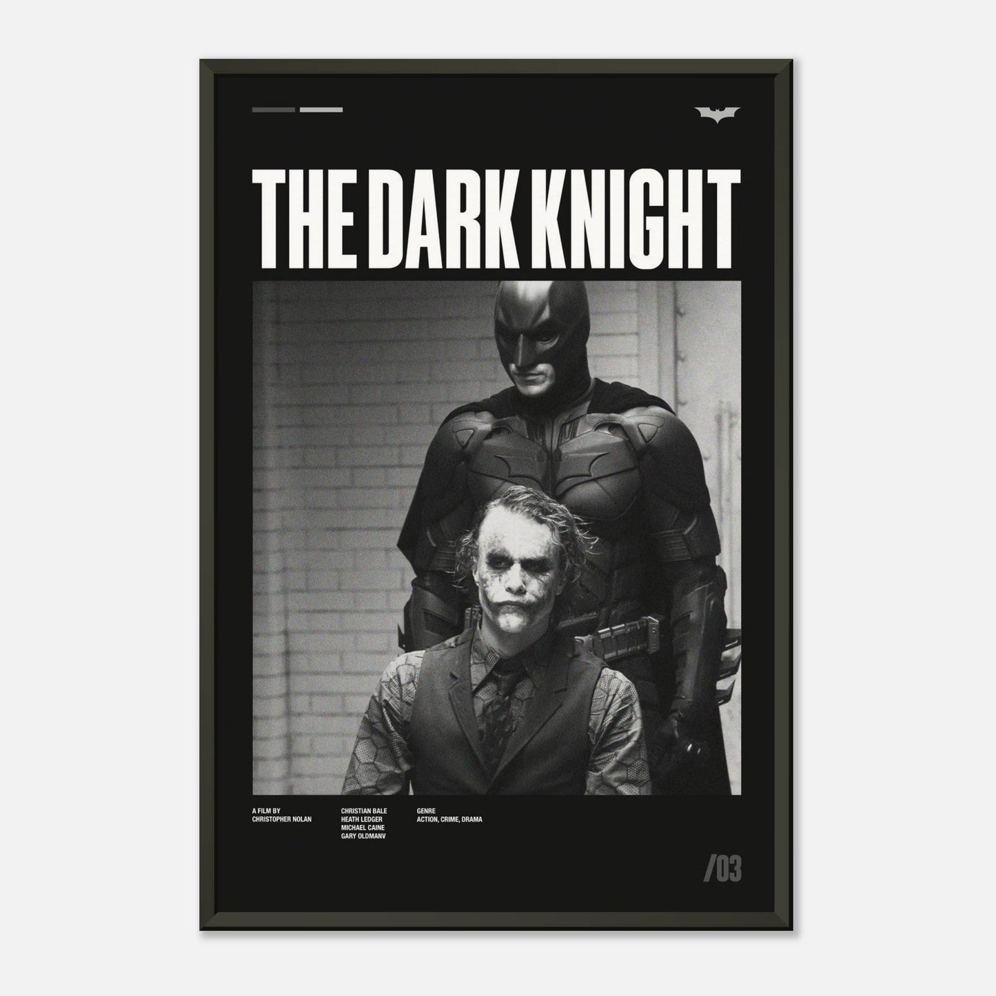 The Dark Knight Metal 12x18