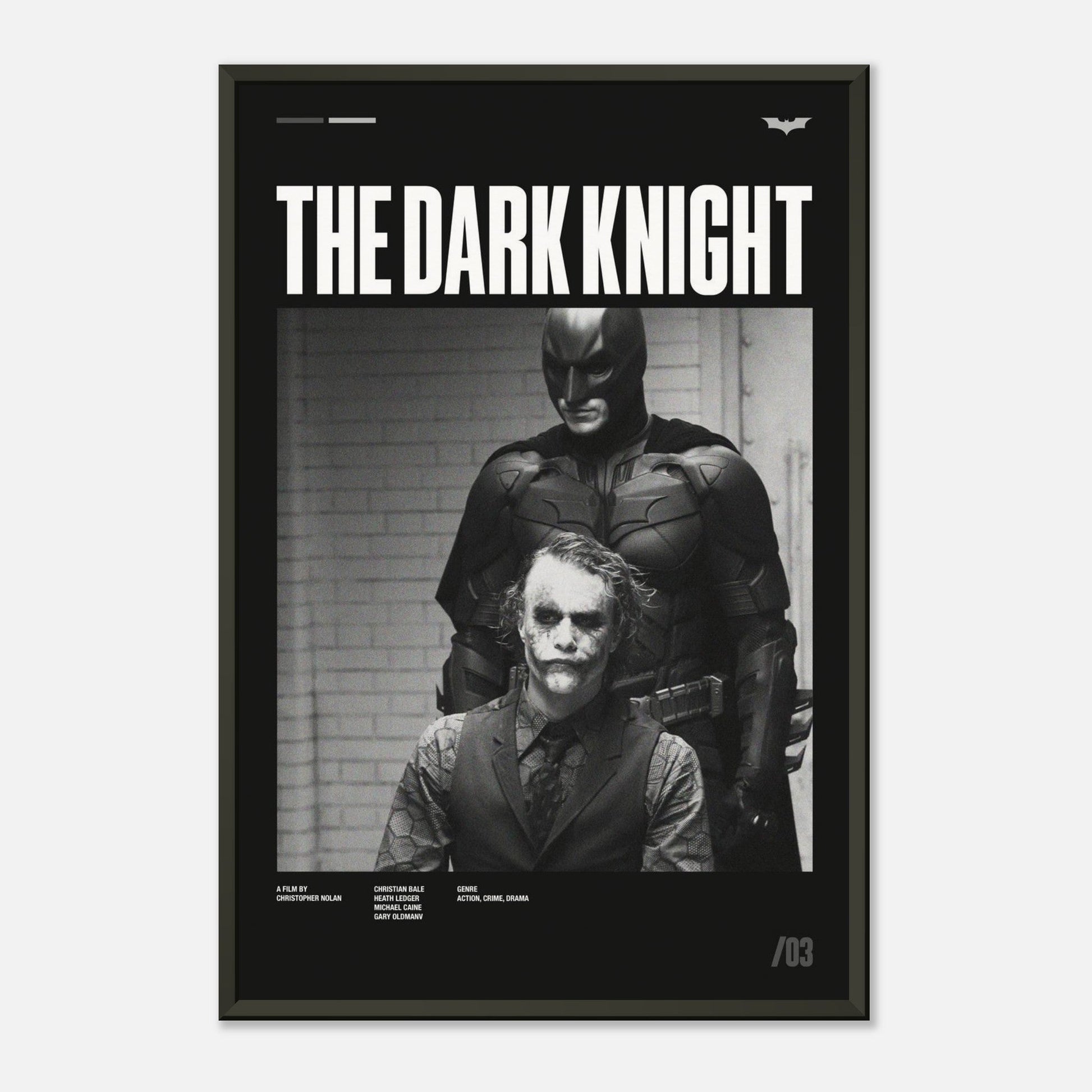 The Dark Knight Metal 12x18