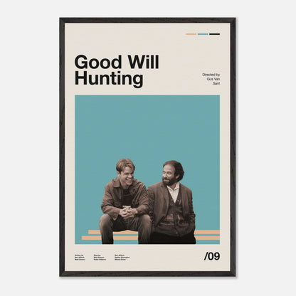 Good Will Hunting Black Wood 24x36