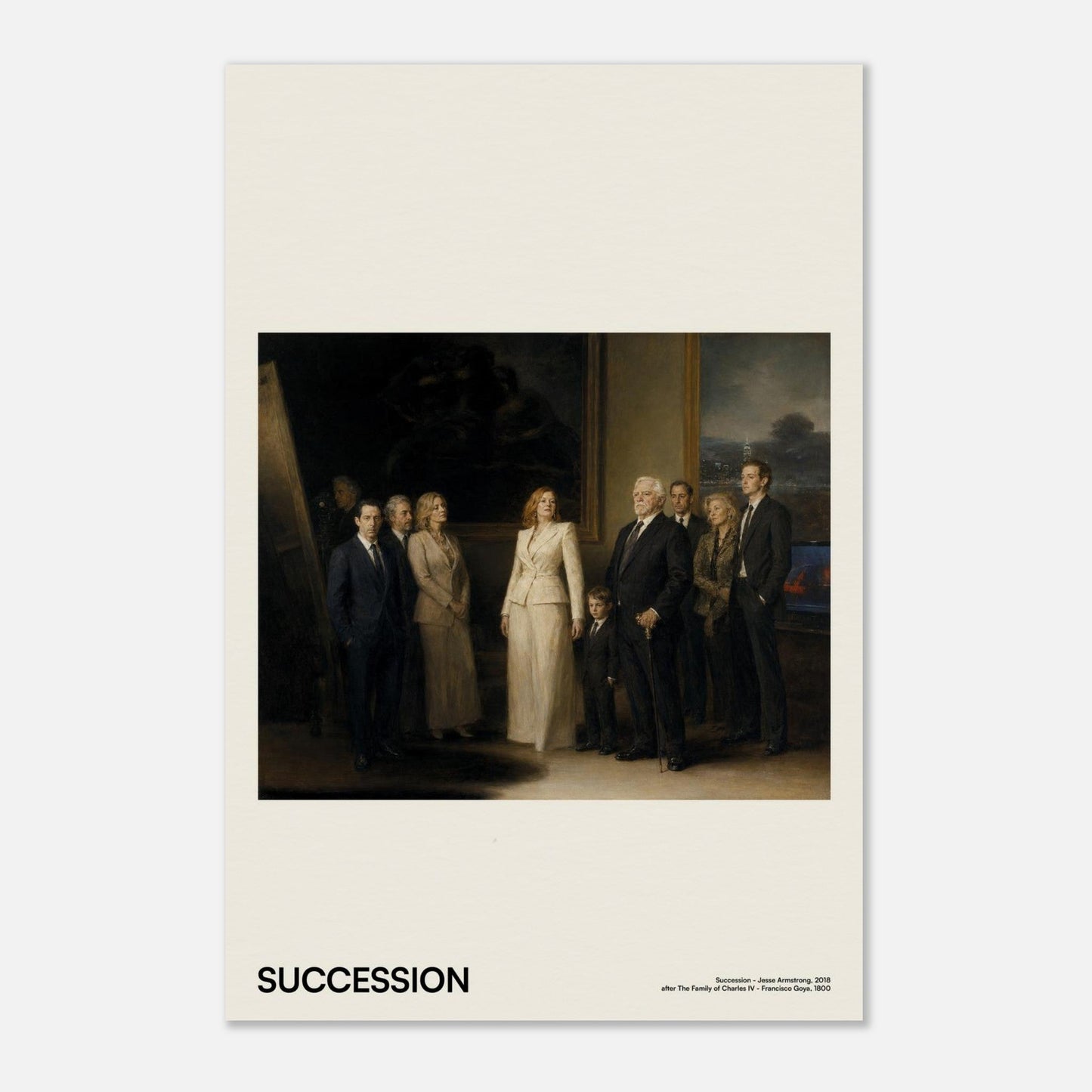 Succession No Frame 12x18