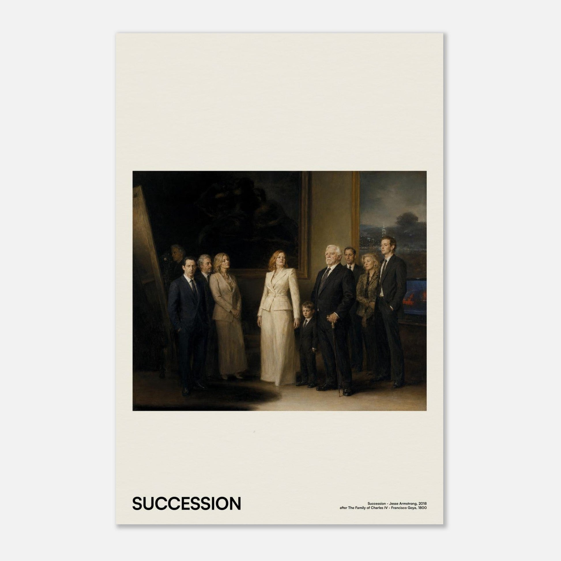 Succession No Frame 12x18