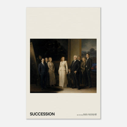 Succession No Frame 12x18