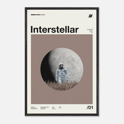 Interstellar Black Wood 24x36