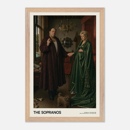 The Sopranos Natural Wood 12x18