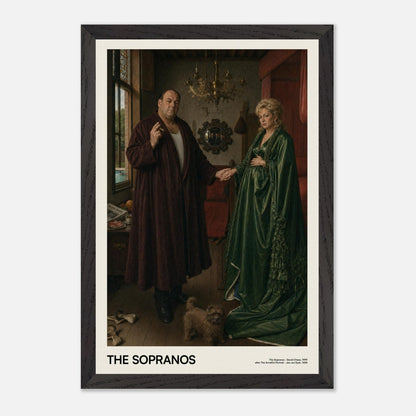 The Sopranos Black Wood 12x18