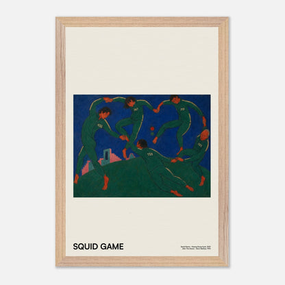 Squid Game Natural Wood 12x18