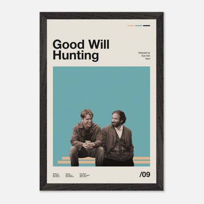Good Will Hunting Black Wood 12x18