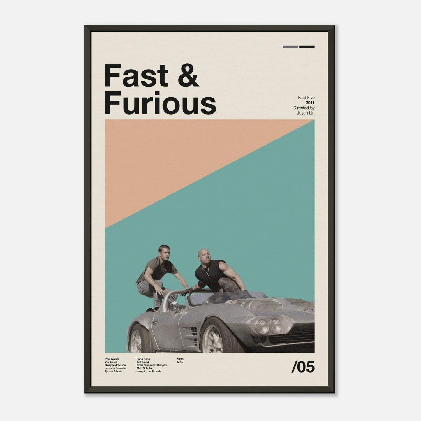 Fast Five Metal 16x24