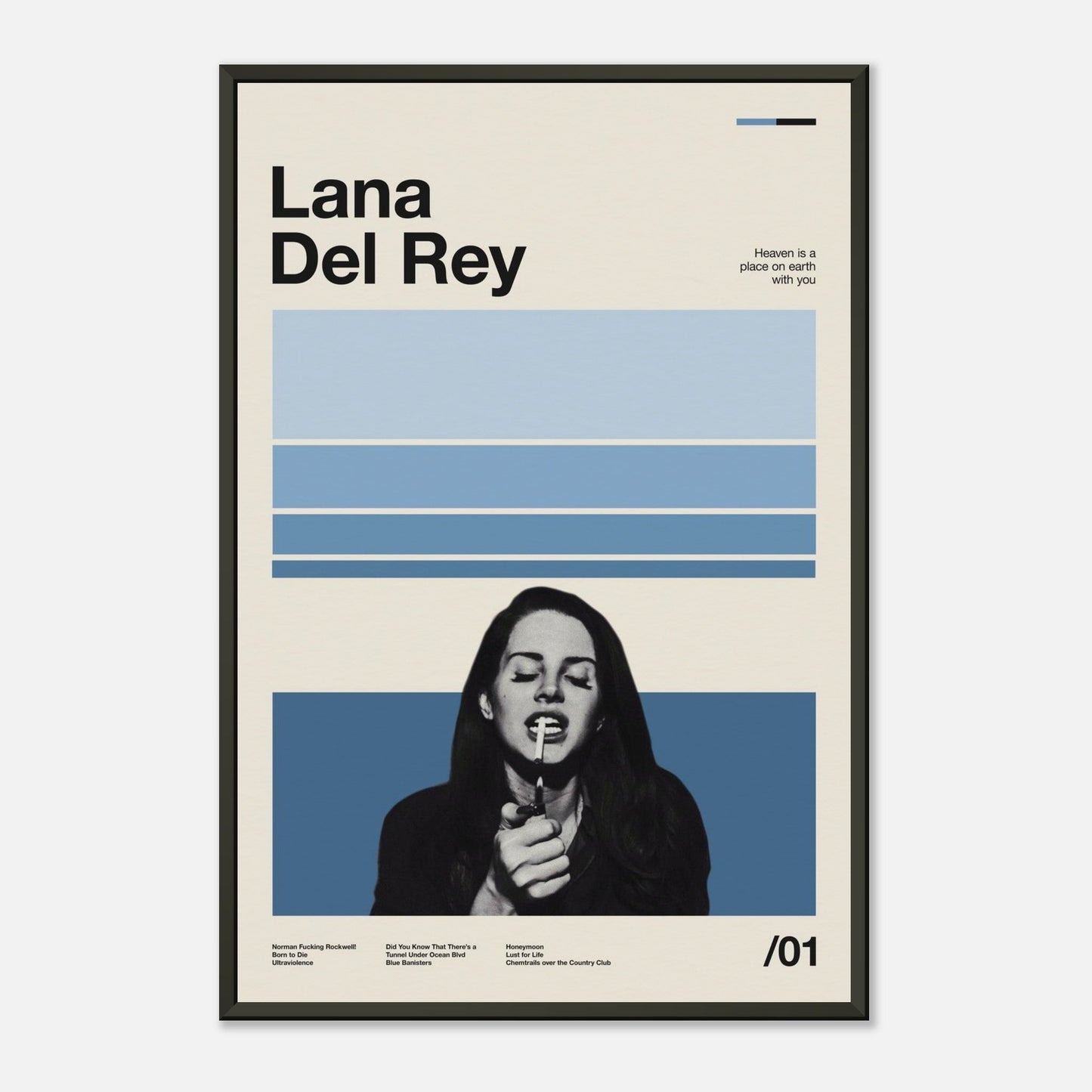 Lana Del Rey Metal 16x24