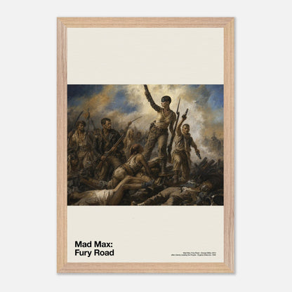 Mad Max: Fury Road Natural Wood 12x18