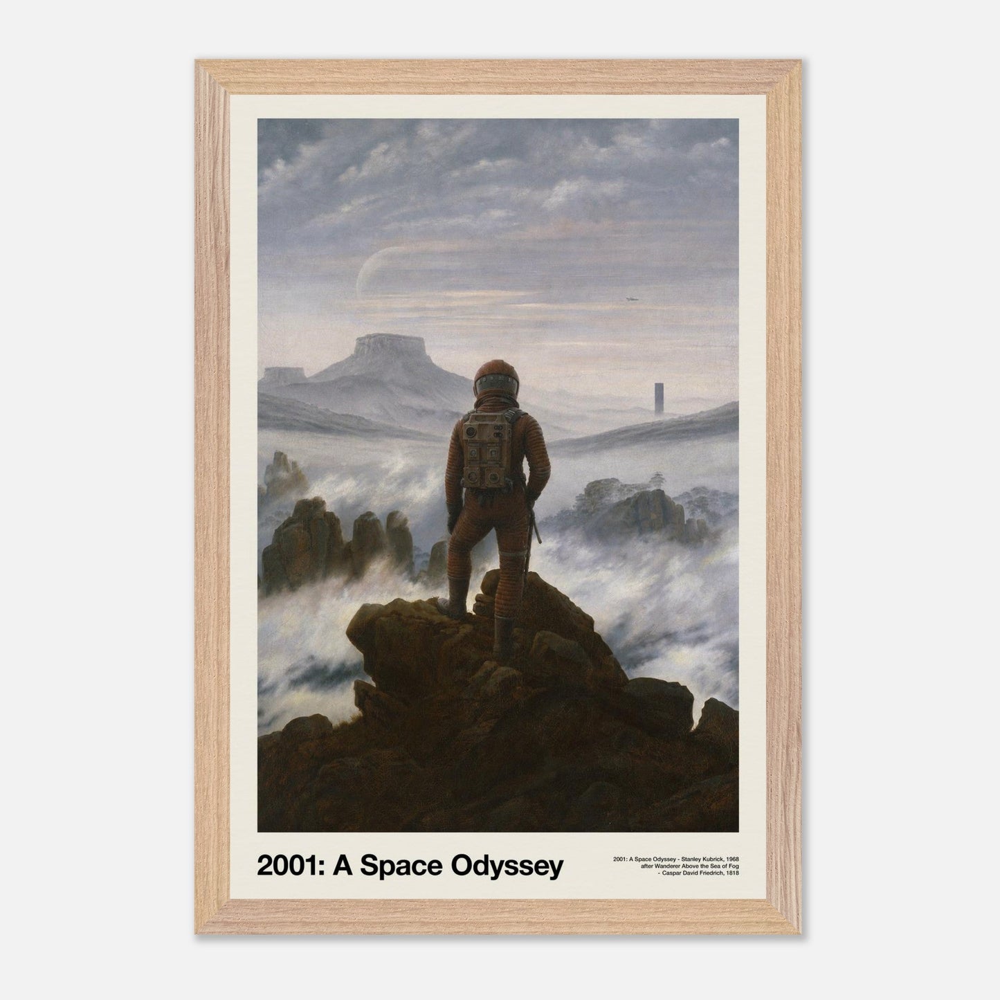 2001: A Space Odyssey Natural Wood 12x18