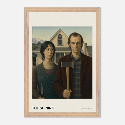 The Shining Natural Wood 12x18