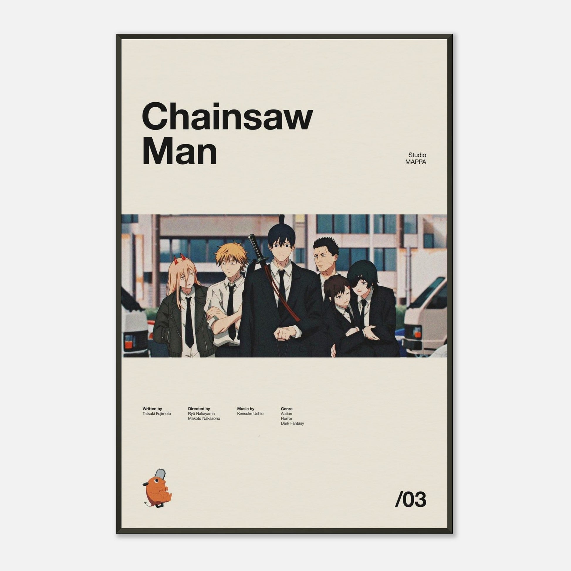 Chainsaw Man Metal 24x36