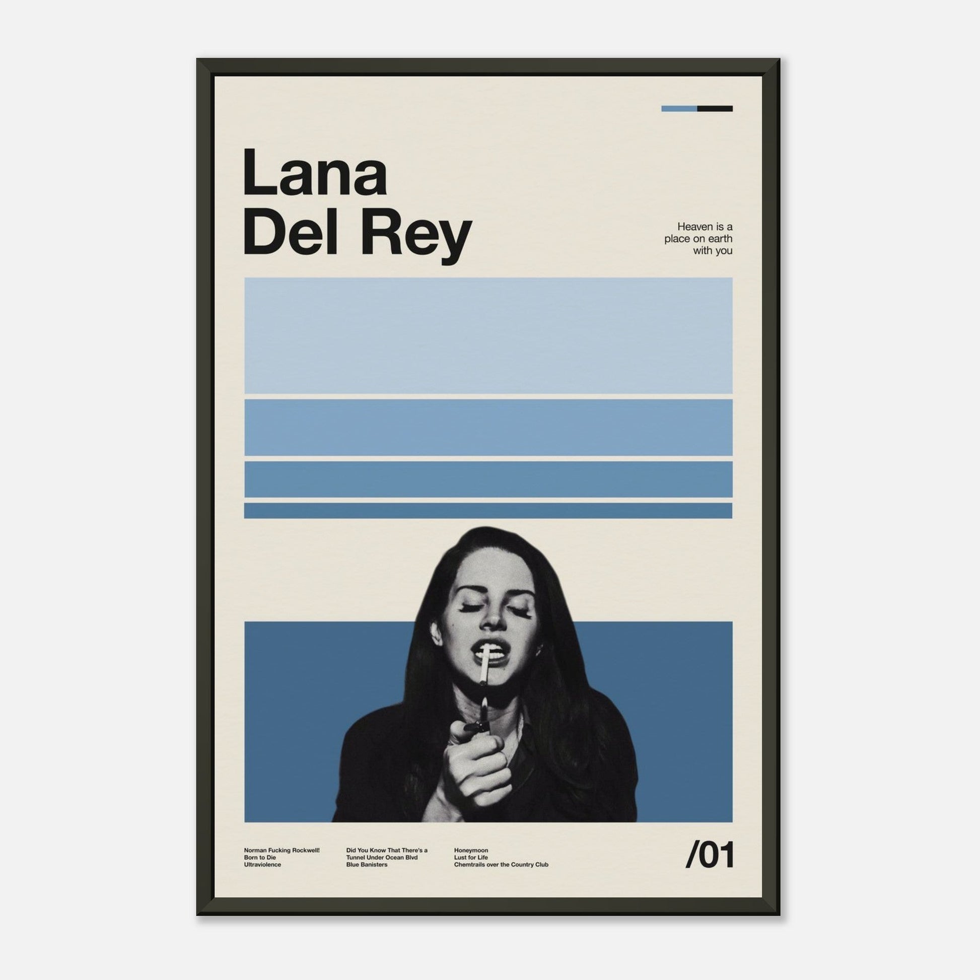 Lana Del Rey Metal 12x18
