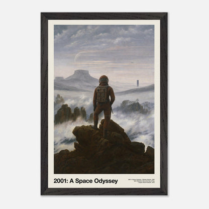 2001: A Space Odyssey Black Wood 12x18