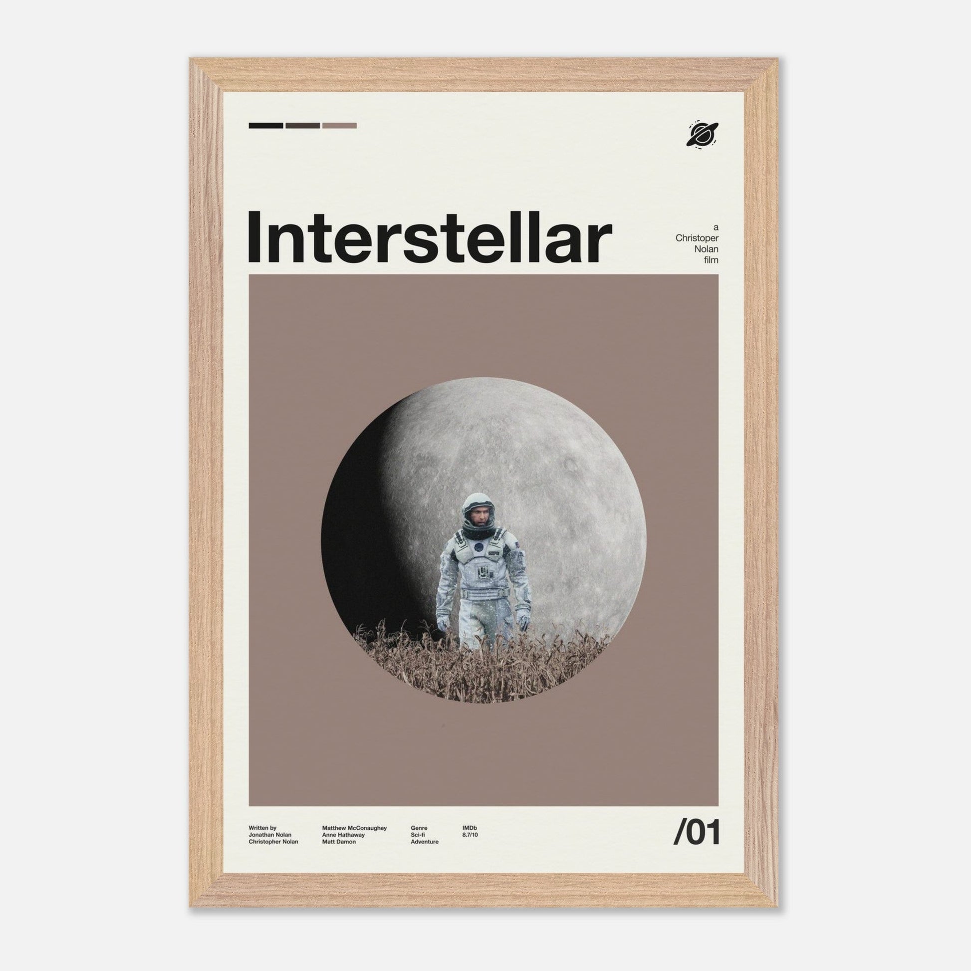 Interstellar Natural Wood 12x18