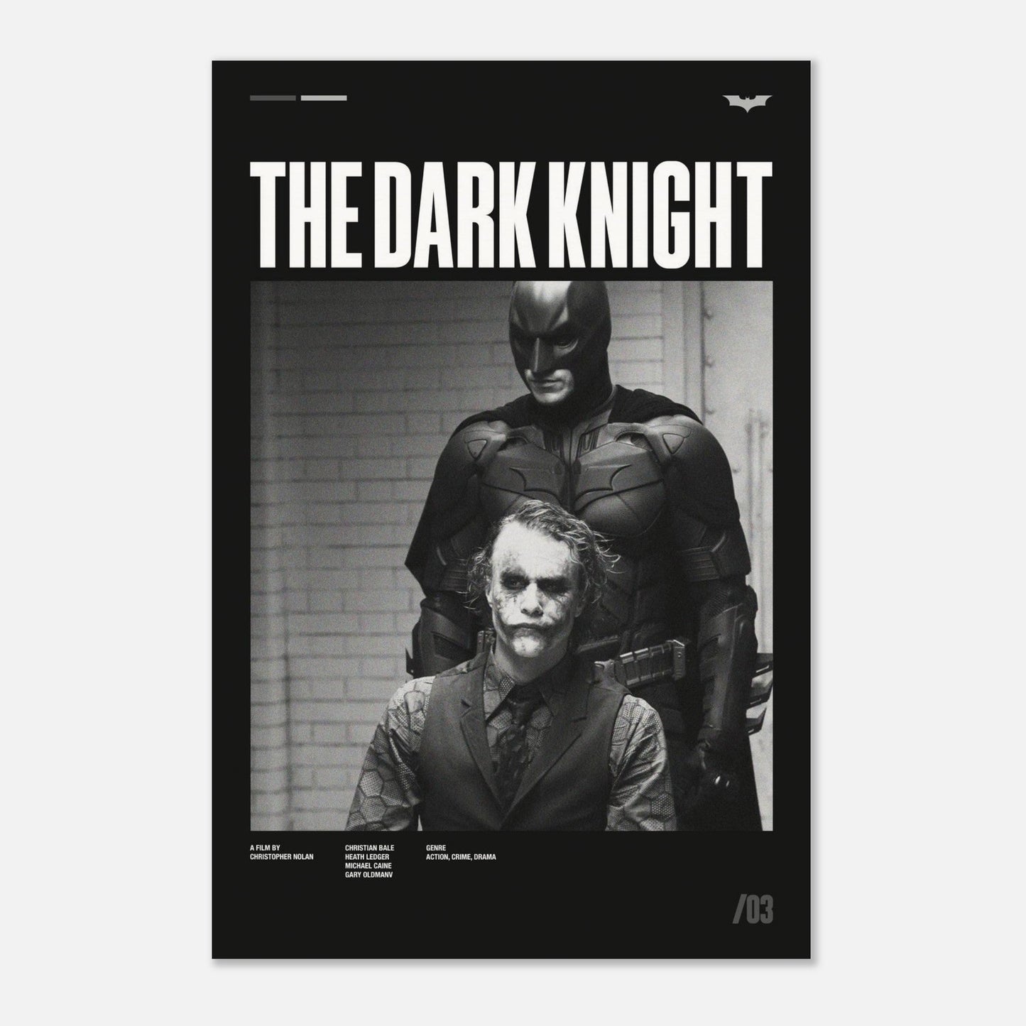 The Dark Knight No Frame 16x24