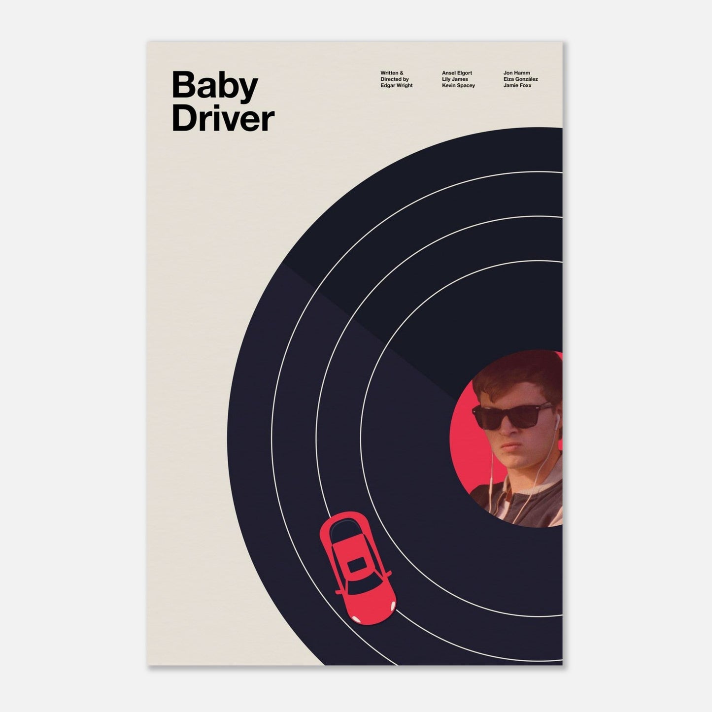 Baby Driver No Frame 24x36