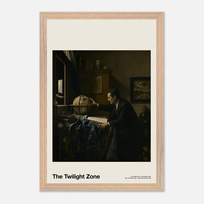 The Twilight Zone Natural Wood 12x18