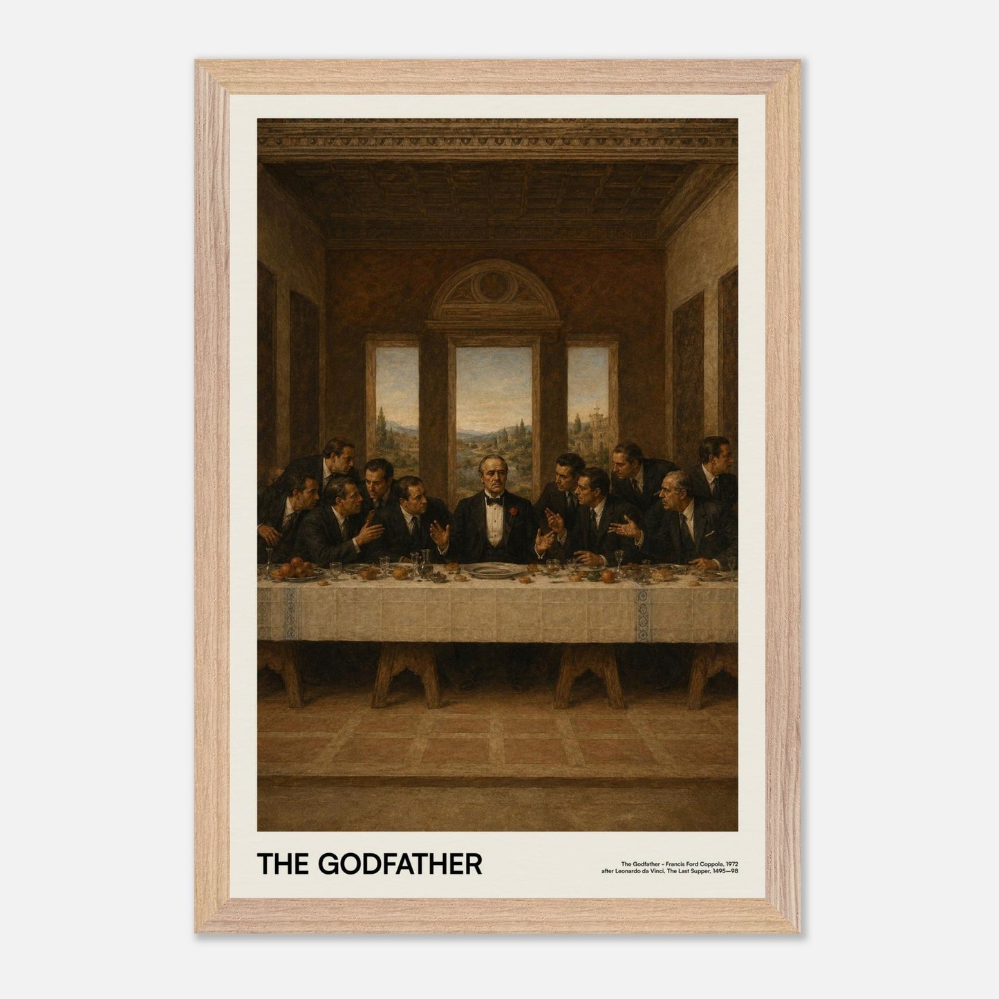 The Godfather Natural Wood 12x18