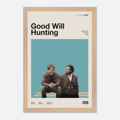 Good Will Hunting Natural Wood 12x18