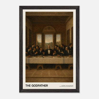 The Godfather Black Wood 12x18