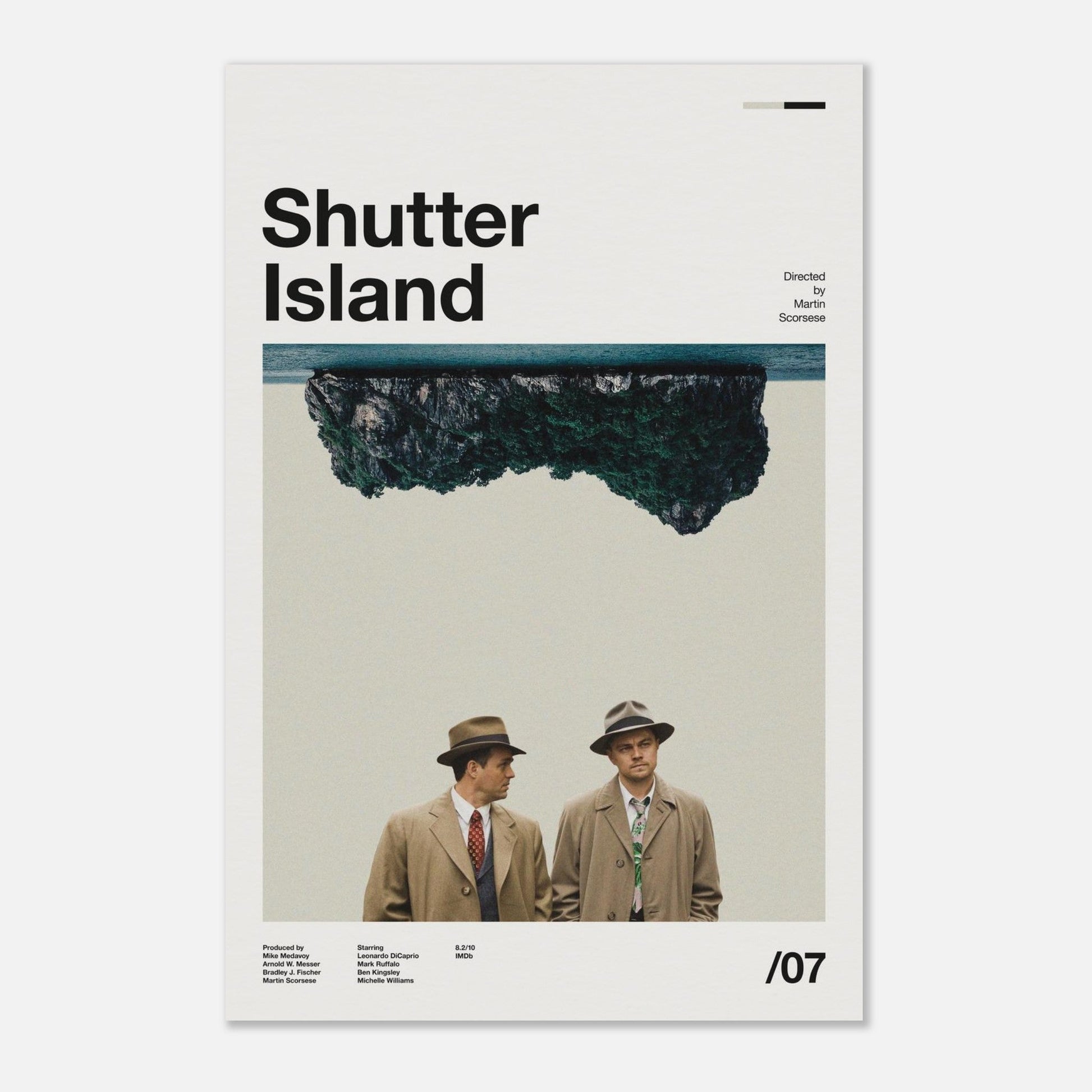 Shutter Island unframed art print detail