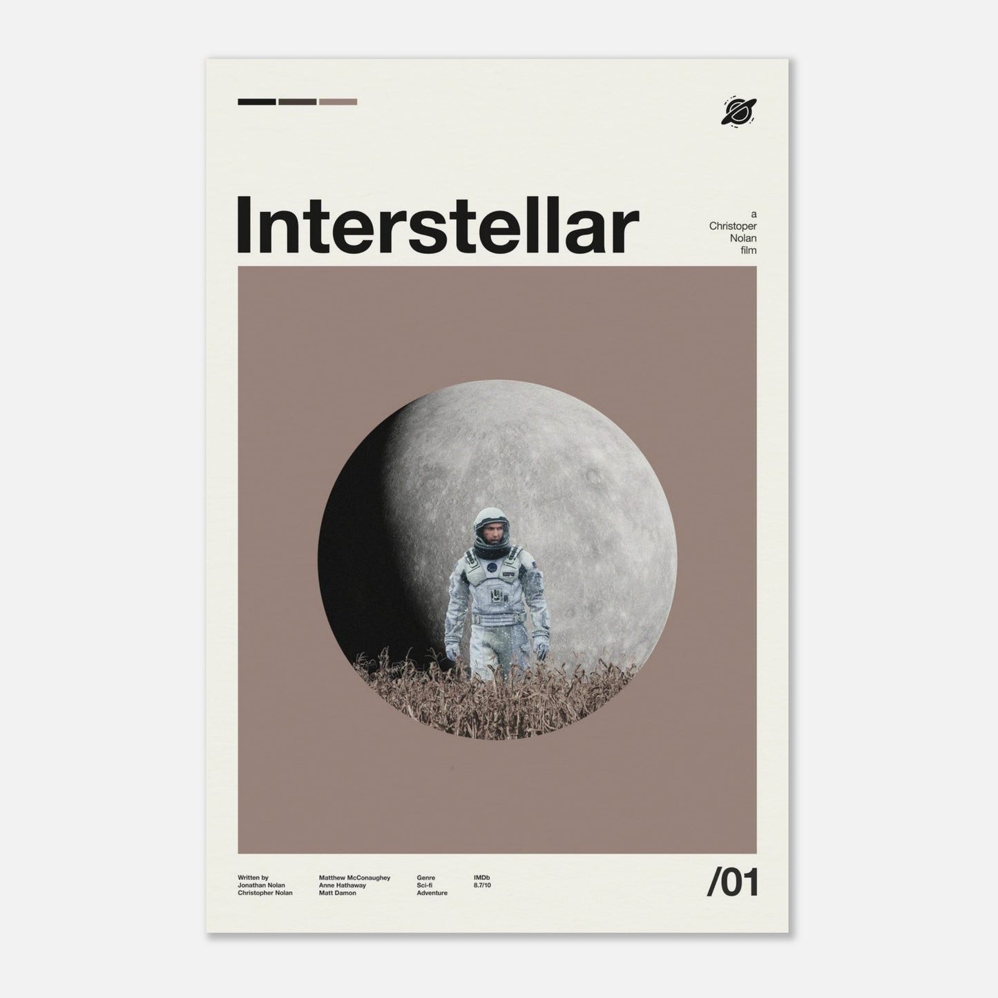 Interstellar No Frame 24x36