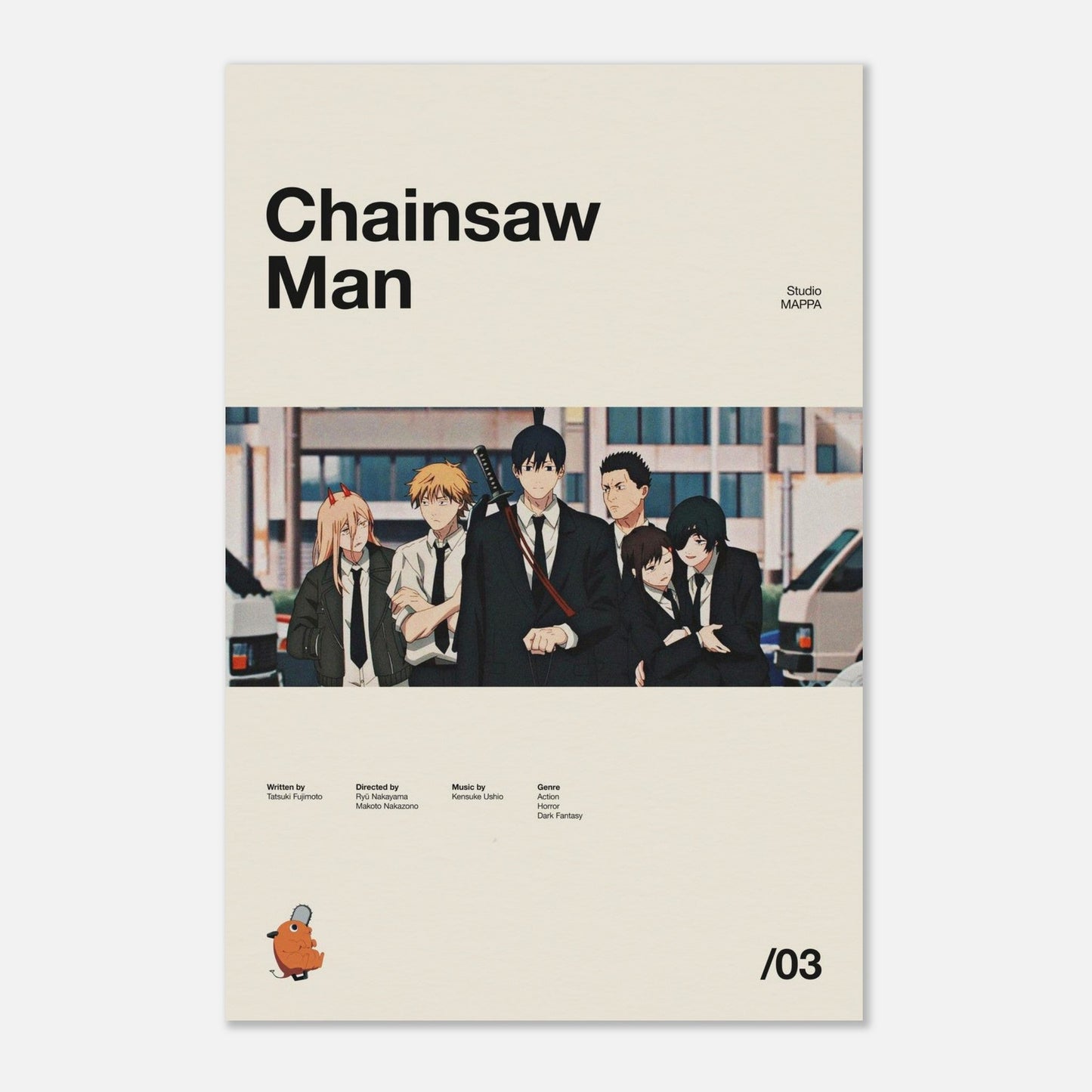Chainsaw Man No Frame 24x36